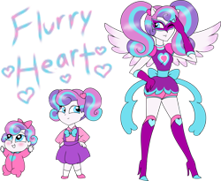 Size: 2313x1898 | Tagged: safe, artist:purfectprincessgirl, character:princess flurry heart, my little pony:equestria girls, spoiler:s06, age progression, baby, eared humanization, equestria girls-ified, humanized, magical girl, ponied up, sailor moon, winged humanization