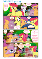 Size: 6197x8760 | Tagged: safe, artist:jeremy3, character:apple bloom, character:scootaloo, character:sweetie belle, species:pegasus, species:pony, comic:everfree, absurd resolution, comic, cutie mark crusaders