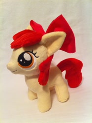 Size: 1936x2592 | Tagged: safe, artist:planetplush, character:apple bloom, species:pony, irl, photo, plushie, solo