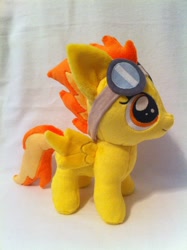 Size: 1936x2592 | Tagged: safe, artist:planetplush, character:spitfire, species:pony, female, filly, goggles, irl, photo, plushie, solo