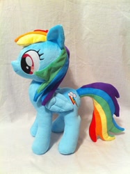 Size: 1936x2592 | Tagged: safe, artist:planetplush, character:rainbow dash, irl, photo, plushie, solo