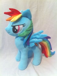 Size: 1936x2592 | Tagged: safe, artist:planetplush, character:rainbow dash, irl, photo, plushie, solo