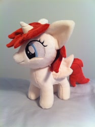 Size: 1936x2592 | Tagged: safe, artist:planetplush, oc, oc only, oc:fausticorn, female, filly, irl, lauren faust, photo, plushie, solo