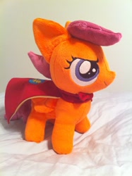 Size: 900x1205 | Tagged: safe, artist:planetplush, character:scootaloo, species:pegasus, species:pony, cape, clothing, irl, photo, plushie, solo
