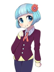 Size: 600x800 | Tagged: safe, artist:ayahana, character:coco pommel, my little pony:equestria girls, cocobetes, cute, equestria girls-ified, female, solo