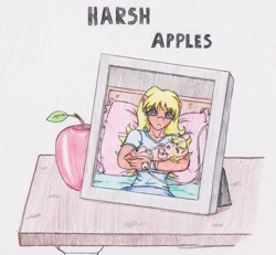 Size: 1208x1114 | Tagged: safe, artist:zoarenso, character:applejack, character:ms. harshwhinny, species:anthro, comic:harsh apples, comic, explicit series, harsh apples, mother and daughter