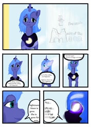 Size: 900x1268 | Tagged: safe, artist:lyun, character:nightmare moon, character:princess luna, species:alicorn, species:pony, comic, female, mare, s1 luna