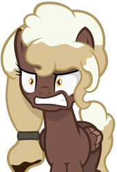 Size: 2000x2933 | Tagged: safe, artist:besttubahorse, oc, oc only, oc:sweet mocha, species:pegasus, species:pony, angry, solo