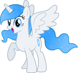 Size: 8348x7885 | Tagged: safe, artist:decprincess, oc, oc only, oc:white flare, species:alicorn, species:pony, absurd resolution, alicorn oc, horn, simple background, solo, transparent background, vector, wings