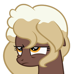 Size: 1000x1000 | Tagged: safe, artist:besttubahorse, oc, oc only, oc:sweet mocha, species:pegasus, species:pony, angry, female, grumpy, mare, simple background, solo, transparent background, vector
