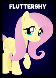 Size: 225x315 | Tagged: safe, artist:wingbeatpony, character:fluttershy, .svg available, card game, female, one night in ponyville, solo, svg, text, vector