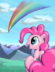 Size: 1300x1700 | Tagged: safe, artist:grennadder, character:pinkie pie, character:rainbow dash, rainbow trail