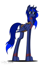 Size: 2306x3156 | Tagged: safe, artist:derpanater, oc, oc only, oc:prism paint, species:alicorn, species:pony, fallout equestria, commission, dishevelled, saddle bag, scar, tall