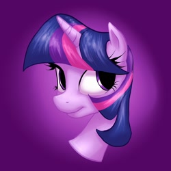 Size: 1000x1000 | Tagged: safe, artist:my-magic-dream, character:twilight sparkle, female, smiling, solo
