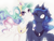 Size: 1280x960 | Tagged: safe, artist:sugarberry, character:princess celestia, character:princess luna, species:alicorn, species:pony, g4, blep, crown, cute, cutelestia, duo, duo female, ear down, eye clipping through hair, female, floppy ears, jewelry, licking, mare, necklace, one eye closed, peytral, regalia, royal sisters, shrunken pupils, signature, sillestia, silly, silly pony, simple background, sisters, smiling, spread wings, surprised, tongue out, white background, wide eyes, wing fluff, wings