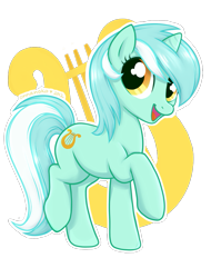 Size: 683x900 | Tagged: safe, artist:onnanoko, character:lyra heartstrings, cute, female, lyrabetes, lyre, simple background, solo, transparent background