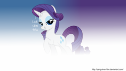 Size: 1920x1080 | Tagged: safe, artist:penguinsn1fan, artist:tim015, character:rarity, species:pony, species:unicorn, cover, female, looking at you, madonna, mare, parody, raised hoof, solo, vector