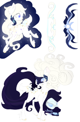 Size: 2192x3360 | Tagged: safe, artist:xsidera, species:pony, fawn, female, high res, kindred, league of legends, mare, mask, original species, pond pony, ponified, reference sheet, solo