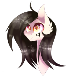 Size: 822x906 | Tagged: safe, artist:huirou, oc, oc only, oc:capstone, species:earth pony, species:pony, bust, female, mare, portrait, simple background, solo, transparent background