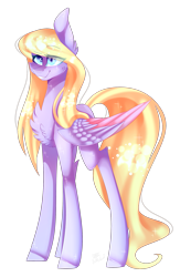 Size: 1405x2149 | Tagged: safe, artist:huirou, oc, oc only, oc:lucid mist, species:pegasus, species:pony, female, mare, simple background, smiling, solo, transparent background