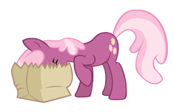 Size: 2750x1768 | Tagged: safe, artist:mrlolcats17, character:cheerilee, character:rainbow dash, species:earth pony, species:pony, cutie mark, female, hooves, mare, paper bag, solo