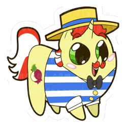 Size: 560x560 | Tagged: safe, artist:coggler, artist:frog&cog, artist:gopherfrog, character:flam, species:pony, cute, flamabetes, male, simple background, solo, transparent background