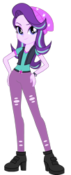 Size: 1280x3147 | Tagged: safe, artist:imperfectxiii, artist:lifes-remedy, artist:sunsetshimmer333, character:starlight glimmer, equestria girls:mirror magic, g4, my little pony: equestria girls, my little pony:equestria girls, spoiler:eqg specials, female, looking at you, simple background, solo, transparent background, vector, watch, wristwatch