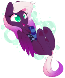 Size: 818x976 | Tagged: safe, artist:sorasku, oc, oc only, species:pegasus, species:pony, clothing, colored pupils, cute, female, mare, on back, simple background, socks, solo, striped socks, transparent background, underhoof