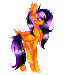 Size: 2299x2600 | Tagged: safe, artist:huirou, oc, oc only, oc:sunrise, species:pegasus, species:pony, chest fluff, female, high res, mare, simple background, solo, transparent background