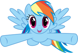 Size: 9348x6345 | Tagged: safe, artist:kayman13, artist:loboguerrero, character:rainbow dash, species:pegasus, species:pony, absurd resolution, female, incoming hug, open arms, open mouth, simple background, smiling, solo, transparent background, vector