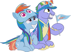 Size: 3149x2321 | Tagged: safe, artist:sonofaskywalker, character:bow hothoof, character:windy whistles, species:pegasus, species:pony, ship:windyhoof, episode:parental glideance, g4, my little pony: friendship is magic, bowabetes, cute, female, husband and wife, male, mare, married couple, rainbow dash's parents, shipping, simple background, stallion, straight, transparent background, vector, windybetes