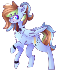 Size: 1563x1836 | Tagged: safe, artist:emily-826, oc, oc only, oc:sugar sketch, species:pegasus, species:pony, chest fluff, female, mare, simple background, solo, transparent background