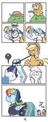Size: 2000x5000 | Tagged: safe, artist:doggonepony, character:applejack, character:rainbow dash, character:rarity, species:pony, absurd resolution, clothing, cloud, comic, dress, forced makeover, lasso, makeover, pictogram, rainbow dash always dresses in style, revenge, rope, sleeping, tomboy taming