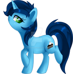 Size: 1024x1030 | Tagged: safe, artist:sugguk, oc, oc only, oc:sweet cakes, species:pony, species:unicorn, female, mare, simple background, solo, transparent background, watermark