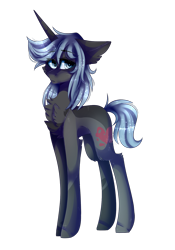 Size: 1161x1654 | Tagged: safe, artist:huirou, oc, oc only, oc:mica, species:pony, species:unicorn, chest fluff, female, mare, simple background, solo, transparent background