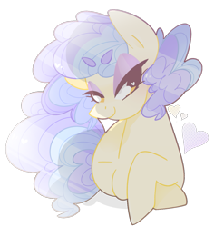 Size: 1051x1115 | Tagged: safe, artist:euphoriapony, character:sapphire shores, species:pony, female, heart eyes, simple background, solo, transparent background, wingding eyes
