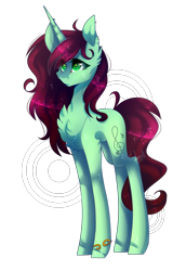 Size: 1369x1987 | Tagged: safe, artist:huirou, oc, oc only, oc:mia, species:pony, species:unicorn, chest fluff, female, mare, simple background, solo, transparent background