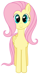 Size: 1399x2634 | Tagged: safe, artist:mfg637, character:fluttershy, species:pony, female, simple background, solo, transparent background, vector