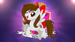 Size: 3840x2160 | Tagged: safe, artist:rsa.fim, oc, oc only, oc:whisper hope, species:pegasus, species:pony, my little pony: the movie (2017), bow, female, mare, mexican, movie poster, movie reference, red eyes, ribbon, solo, tail bow, tail wrap, unitárium