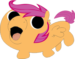 Size: 680x538 | Tagged: safe, artist:applebeans, edit, character:scootaloo, species:pegasus, species:pony, oh boy