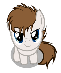 Size: 3500x4150 | Tagged: safe, artist:rsa.fim, part of a set, oc, oc only, oc:crash bash, species:earth pony, species:pony, badumsquish's kitties, looking at you, male, mexican, simple background, smiling, stallion, tiny, tiny ponies, transparent background, vector
