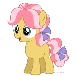 Size: 6000x6000 | Tagged: safe, artist:suramii, character:kettle corn, species:pony, episode:marks and recreation, g4, my little pony: friendship is magic, absurd resolution, cute, female, filly, open mouth, simple background, solo, transparent background, vector