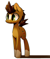 Size: 3232x3863 | Tagged: safe, artist:bloodatius, oc, oc only, species:earth pony, species:pony, commission, male, simple background, solo, stallion
