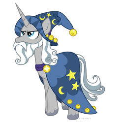 Size: 6000x6000 | Tagged: safe, artist:suramii, character:star swirl the bearded, species:pony, species:unicorn, episode:shadow play, g4, my little pony: friendship is magic, absurd resolution, beard, clothing, facial hair, hat, male, simple background, solo, stallion, transparent background, vector, wizard, wizard hat