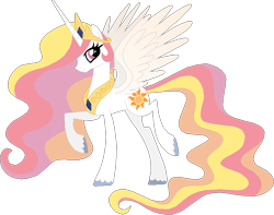 Size: 840x661 | Tagged: safe, artist:westrail642fan, base used, character:princess celestia, species:alicorn, species:pony, alternate universe, raised hoof, simple background, stock vector, transparent background