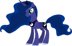 Size: 699x449 | Tagged: safe, artist:westrail642fan, base used, character:princess luna, species:alicorn, species:pony, alternate universe, simple background, transparent background