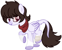 Size: 1024x830 | Tagged: safe, artist:bezziie, oc, oc only, species:pegasus, species:pony, female, mare, simple background, solo, transparent background