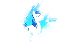 Size: 1920x1080 | Tagged: safe, artist:penguinsn1fan, character:shining armor, species:pony, calvin harris, male, solo, song reference, stallion, summer, wallpaper