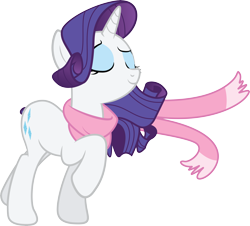 Size: 11740x10597 | Tagged: safe, artist:quanno3, character:rarity, .svg available, absurd resolution, clothing, female, scarf, simple background, solo, transparent background, vector