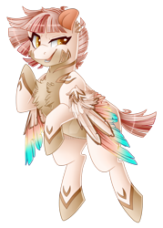 Size: 1024x1429 | Tagged: safe, artist:sk-ree, oc, oc only, species:pegasus, species:pony, colored wings, male, multicolored wings, simple background, solo, stallion, transparent background, watermark